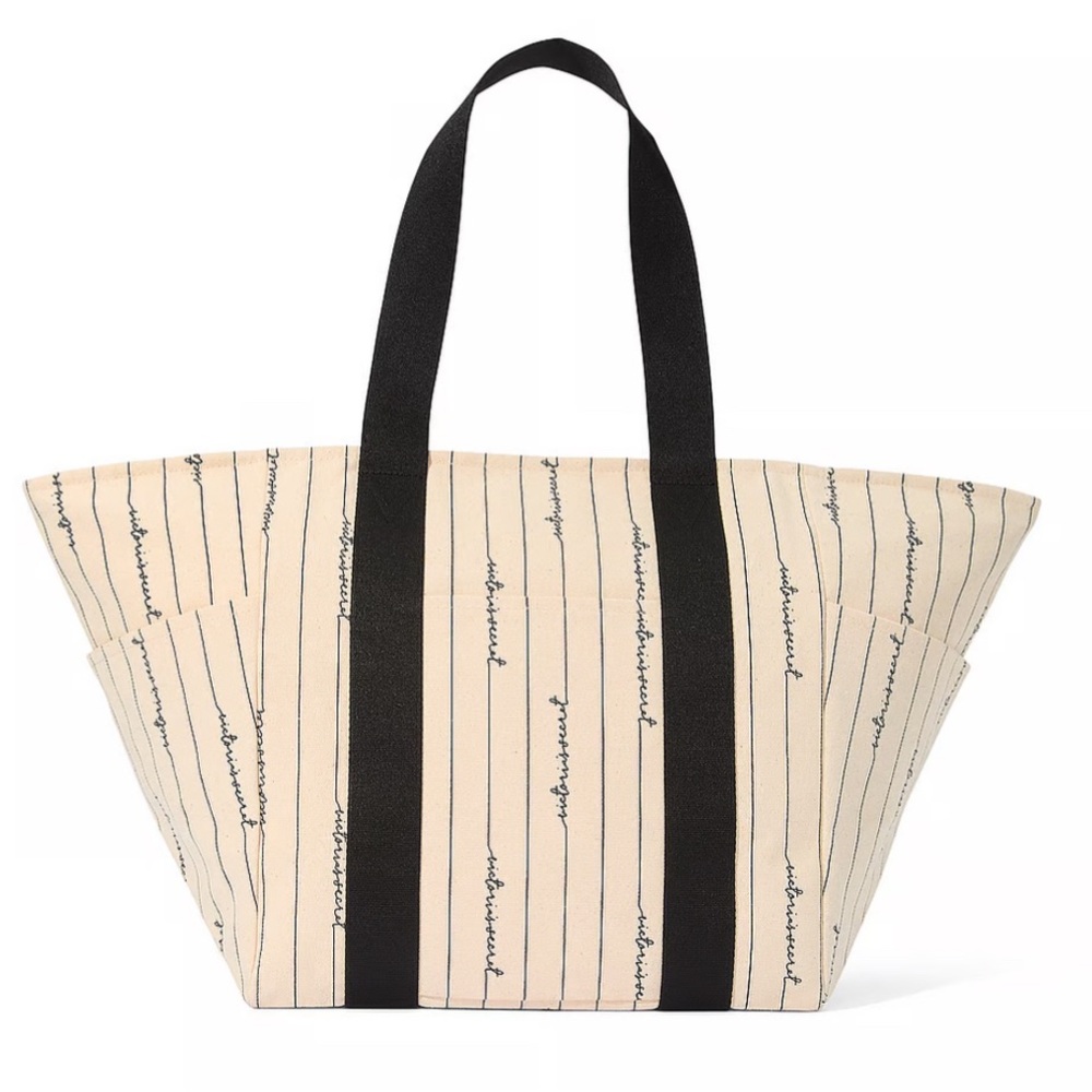 NWT Victoria’s Secret Logo Canvas Tote Bag